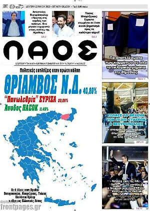 Πρωτοσέλιδο Λαός