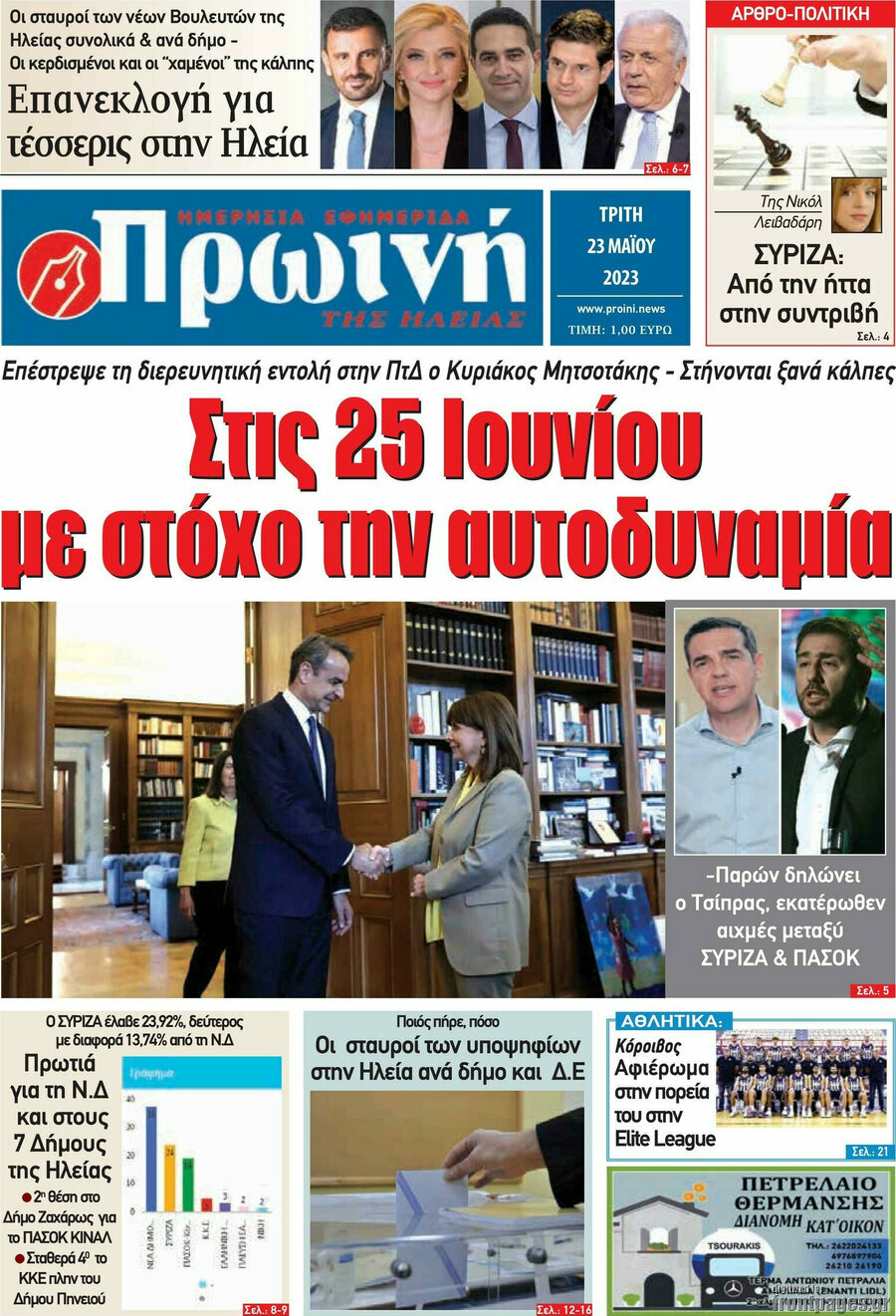 Πρωινή Ηλείας