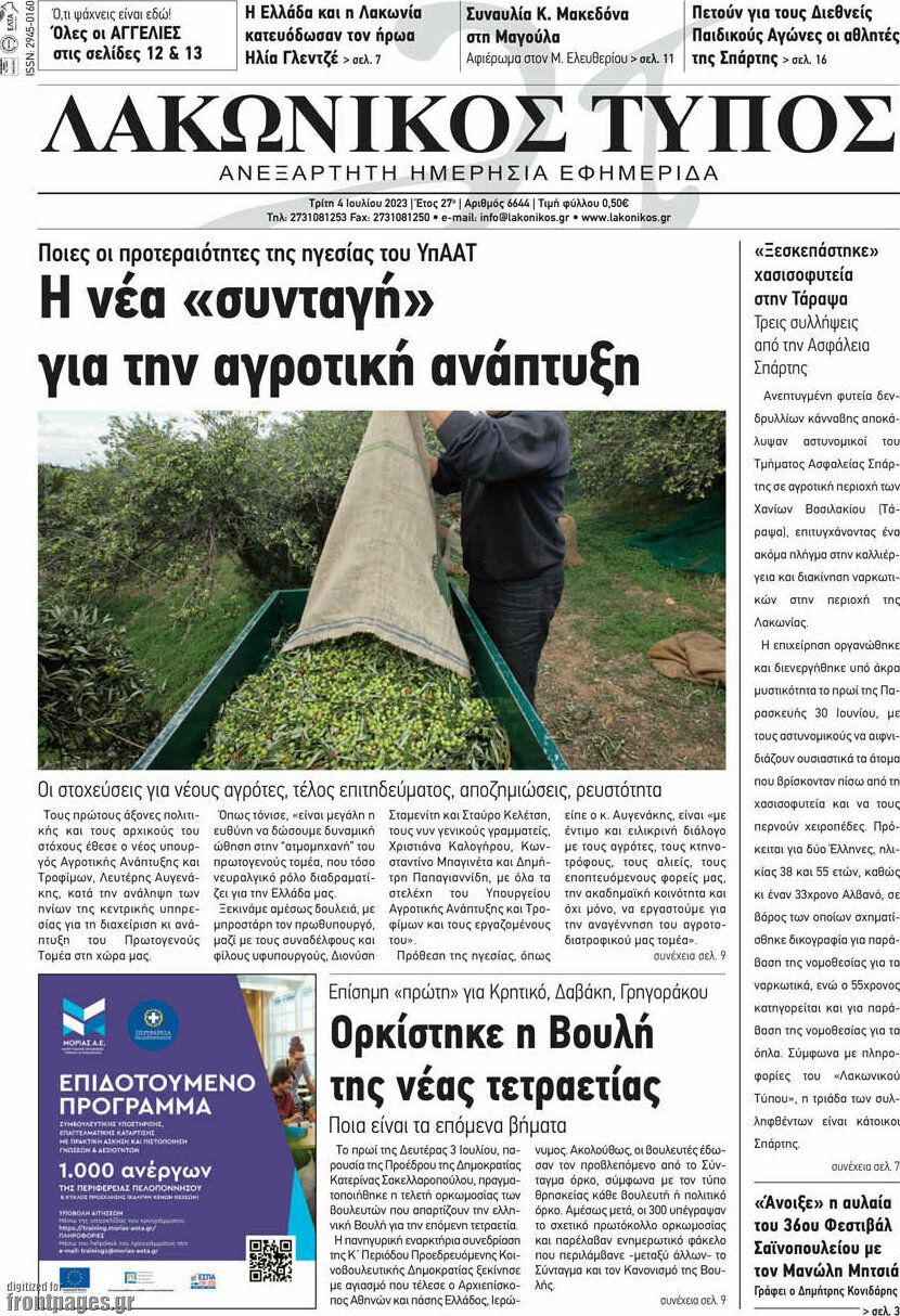 Λακωνικός Τύπος