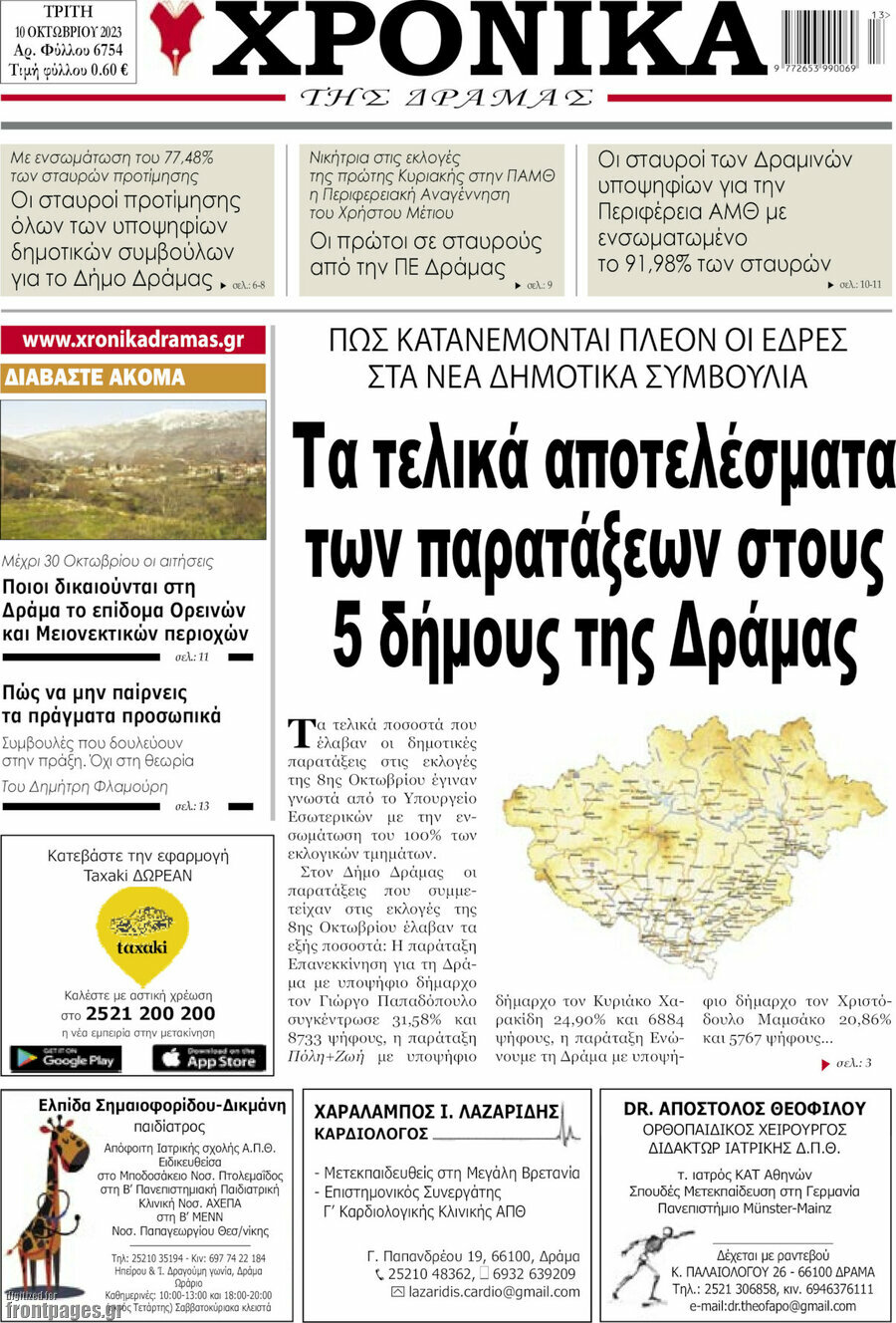 Χρονικά της Δράμας