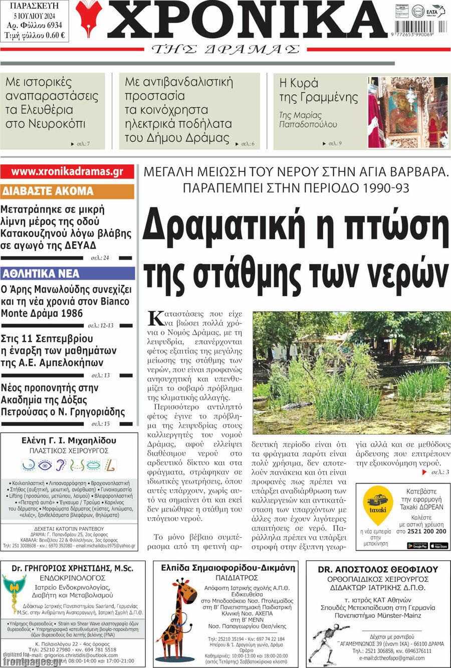 Χρονικά της Δράμας