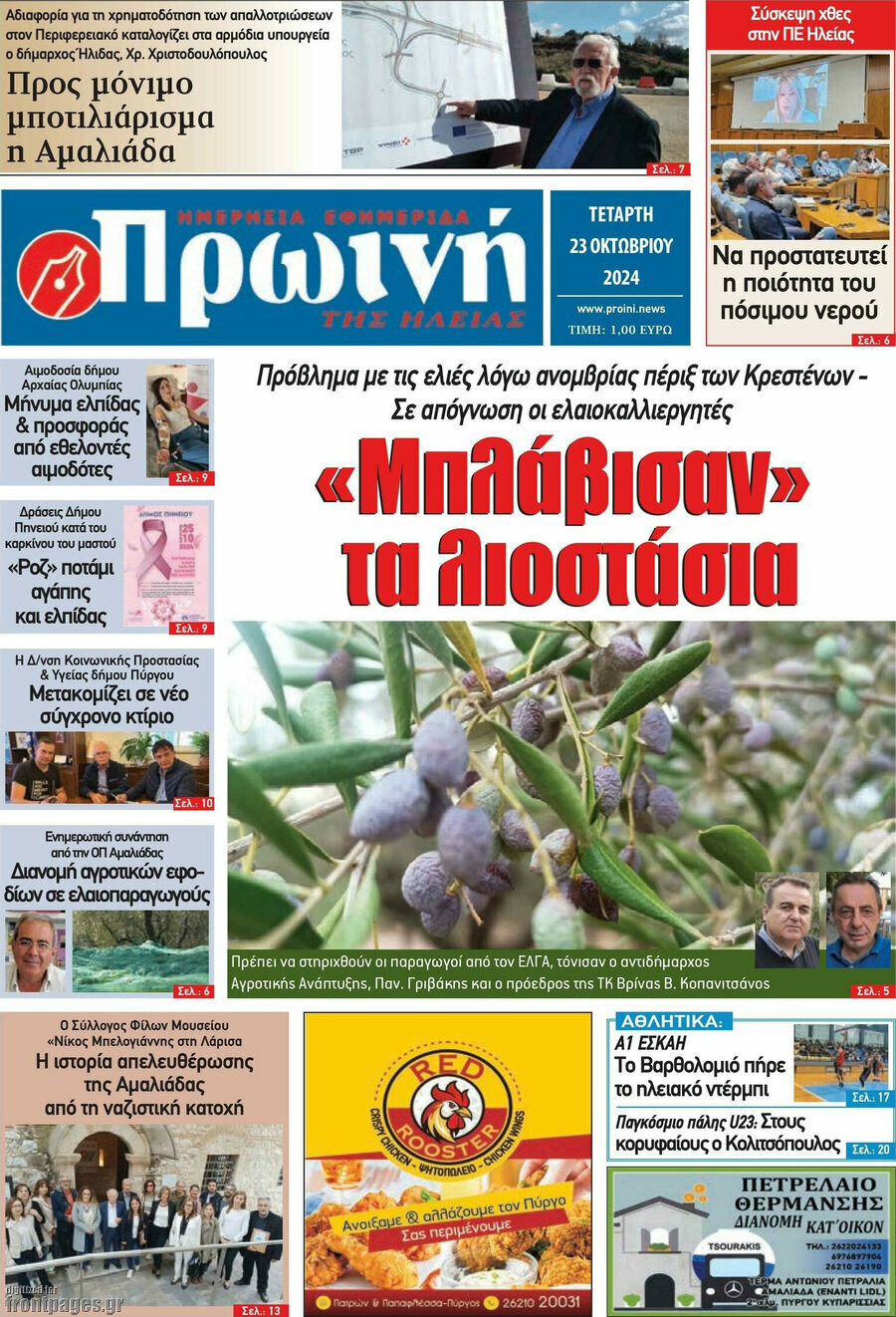 Πρωινή Ηλείας