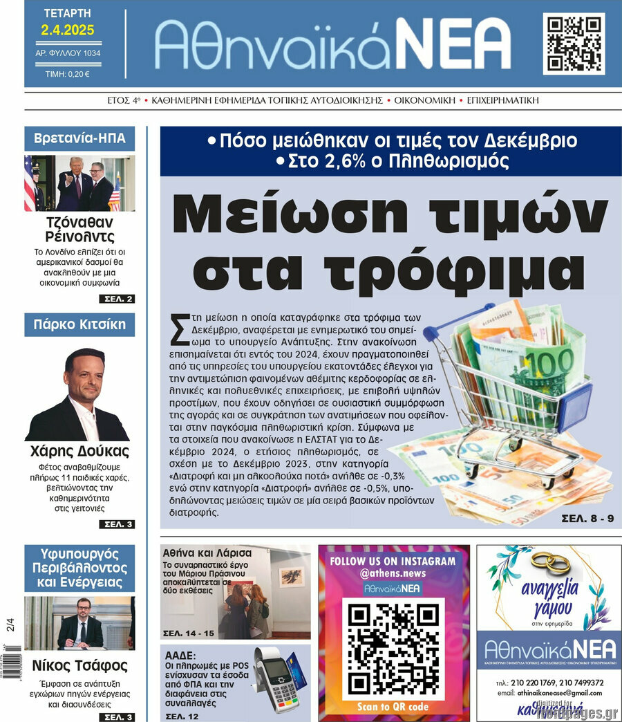 Αθηναϊκά Νέα