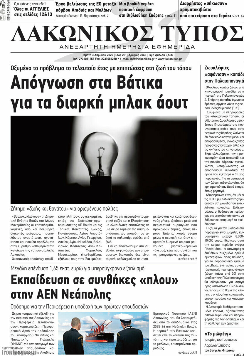 Λακωνικός Τύπος