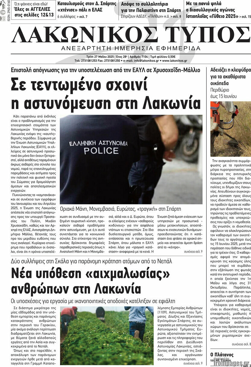Λακωνικός Τύπος