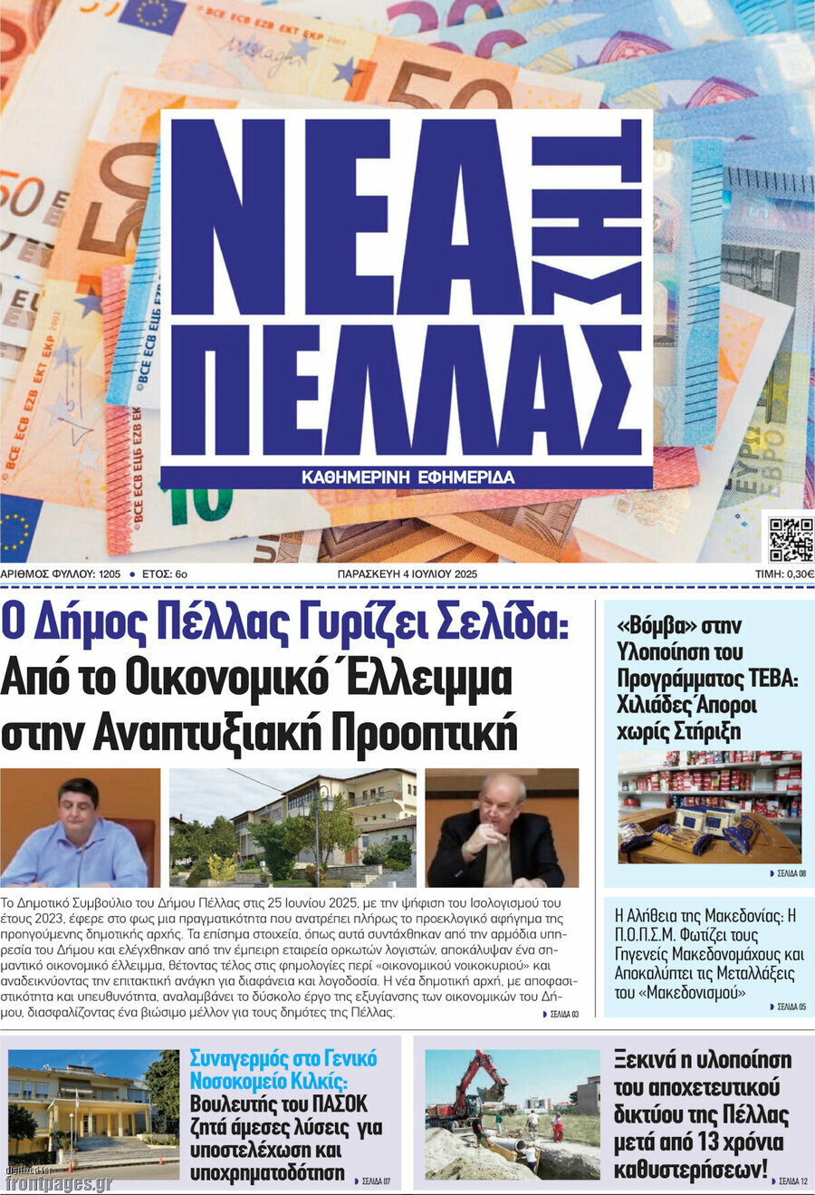 Νέα της Πέλλας