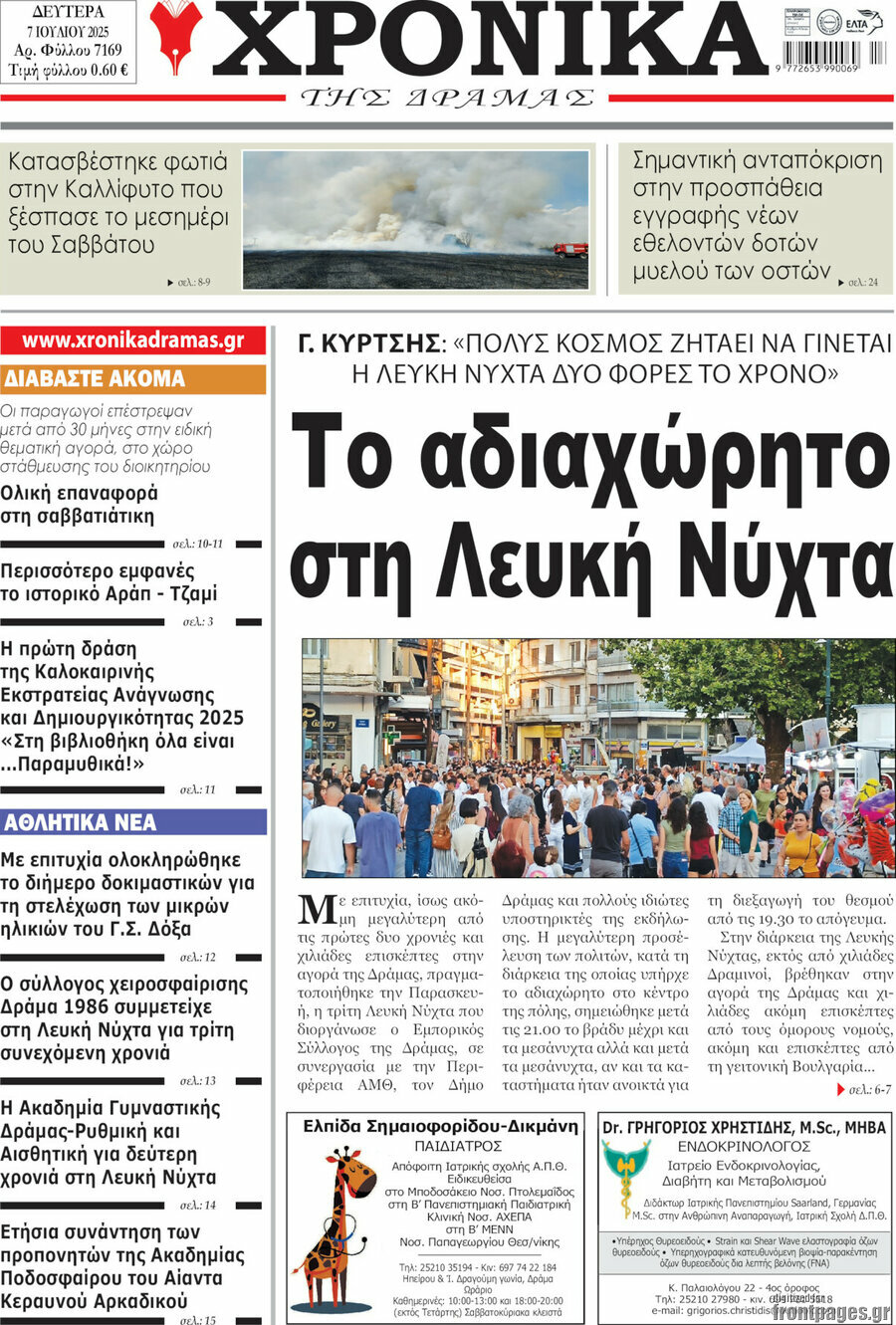 Χρονικά της Δράμας