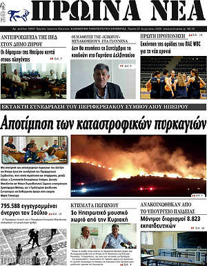 Εφημερίδα Πρωινά νέα