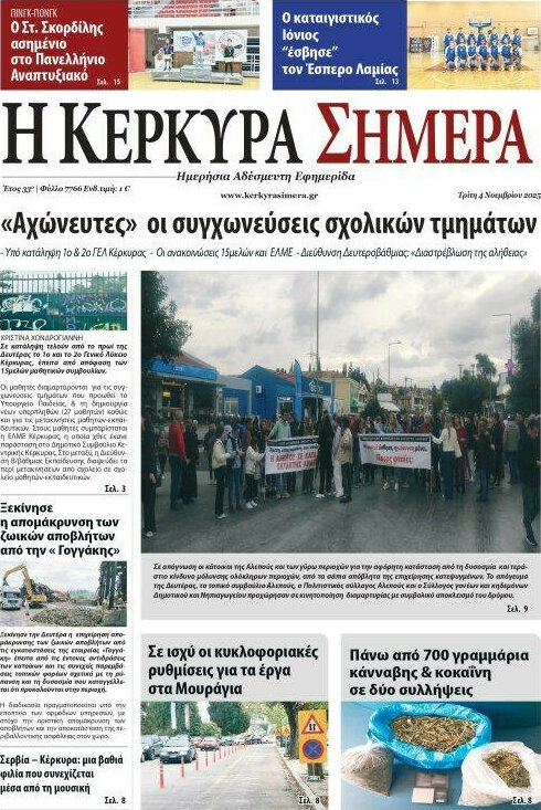 Η Κέρκυρα Σήμερα