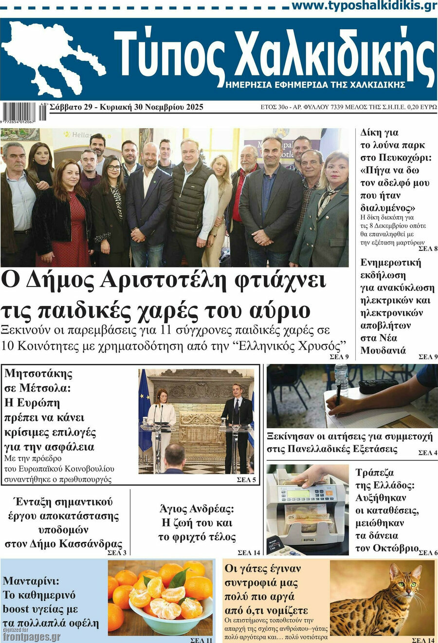 &Tau;ύ&pi;&omicron;&sigmaf; &Chi;&alpha;&lambda;&kappa;&iota;&delta;&iota;&kappa;ή&sigmaf;