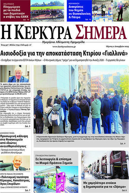Η Κέρκυρα Σήμερα