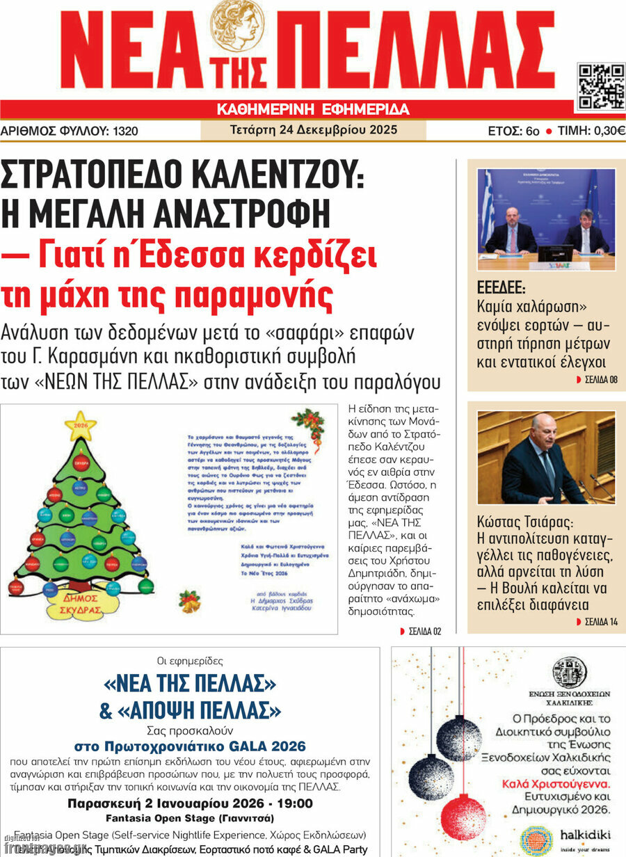 Νέα της Πέλλας