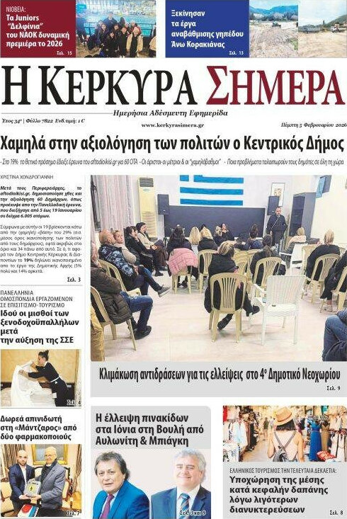 Η Κέρκυρα Σήμερα