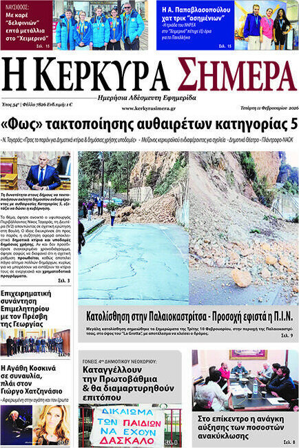 Η Κέρκυρα Σήμερα