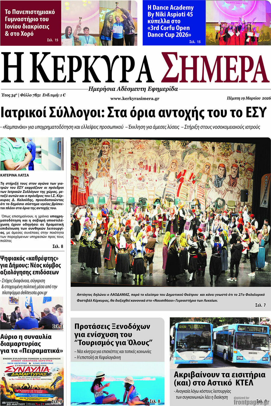 Η Κέρκυρα Σήμερα