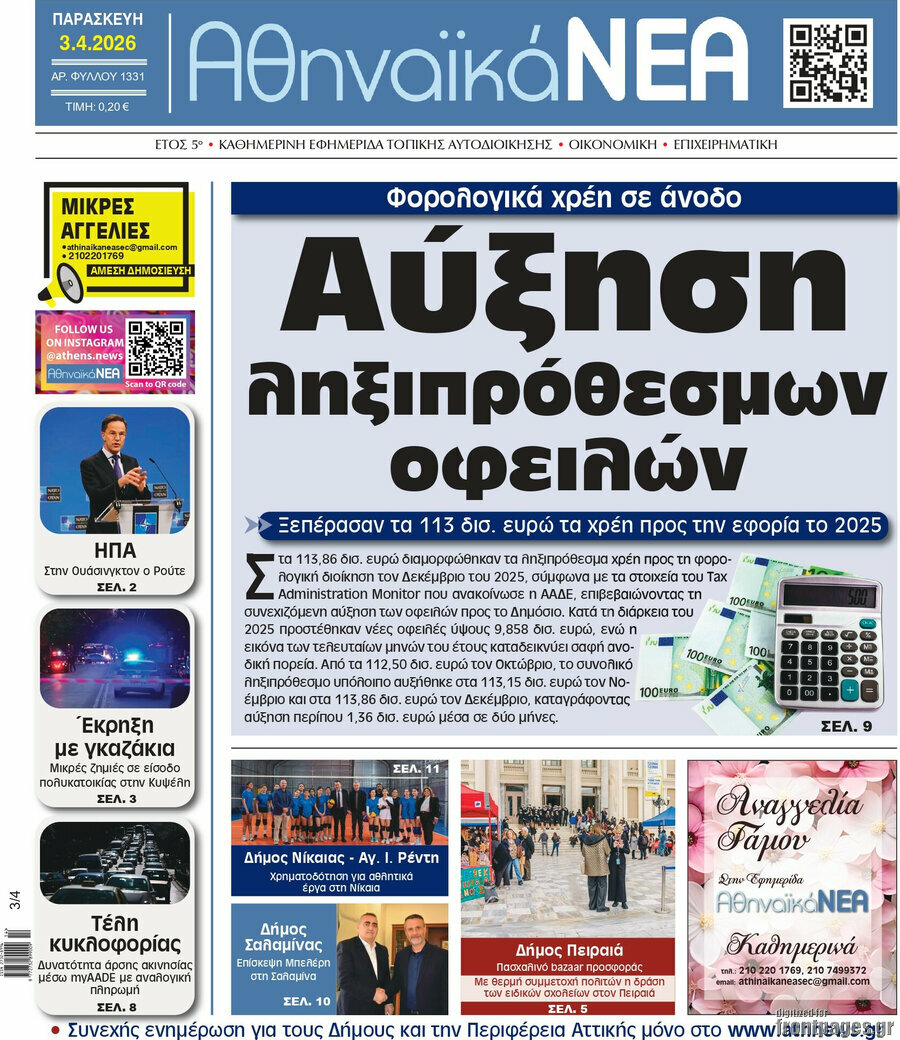 Αθηναϊκά Νέα