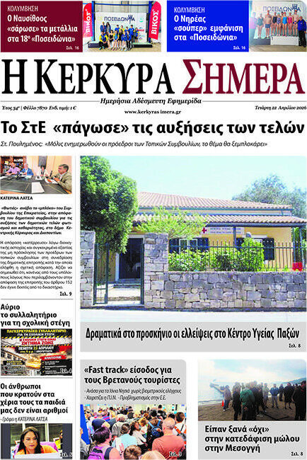 Η Κέρκυρα Σήμερα