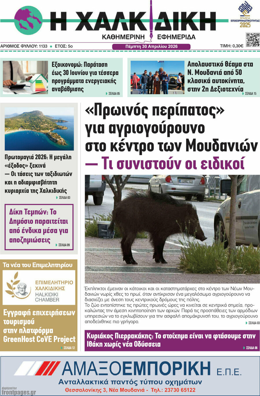 &Eta; &Chi;&alpha;&lambda;&kappa;&iota;&delta;&iota;&kappa;ή