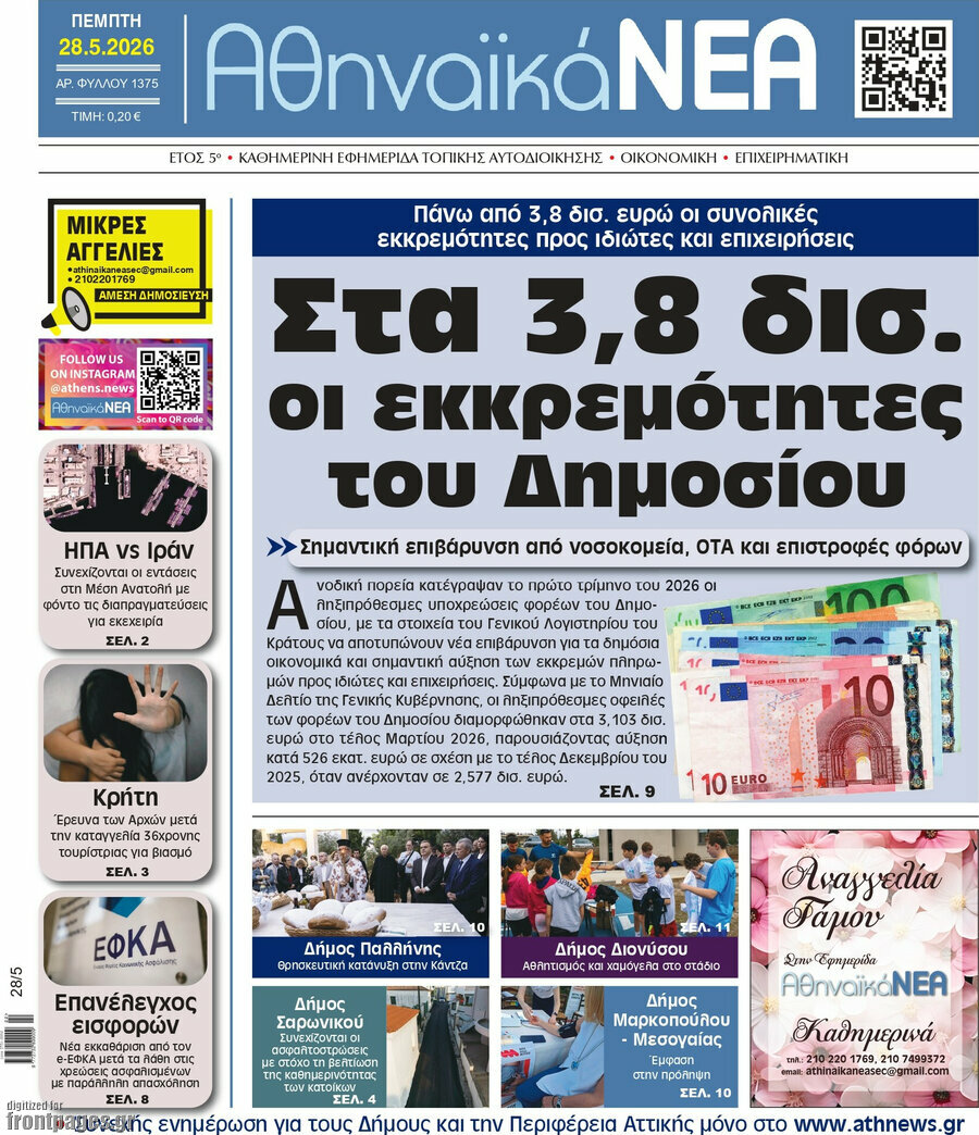 Αθηναϊκά Νέα