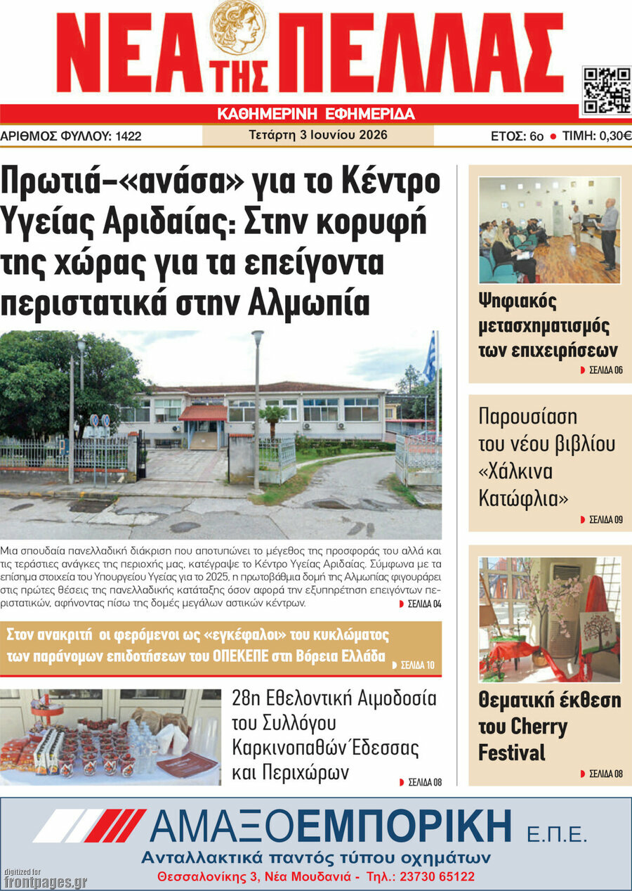 Νέα της Πέλλας