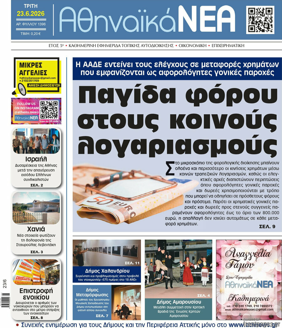 Αθηναϊκά Νέα