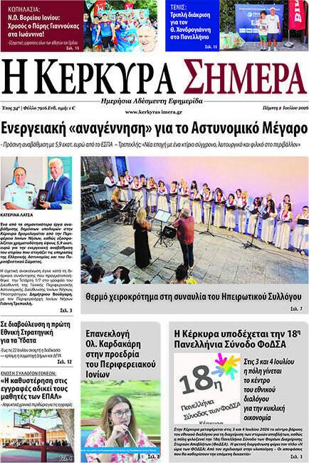 Η Κέρκυρα Σήμερα