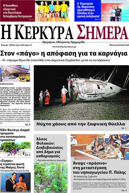 Η Κέρκυρα Σήμερα
