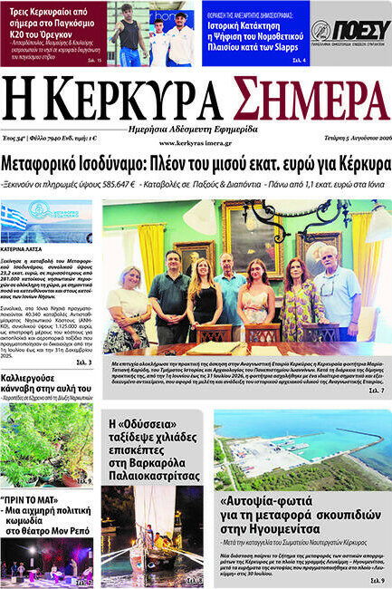 Η Κέρκυρα Σήμερα