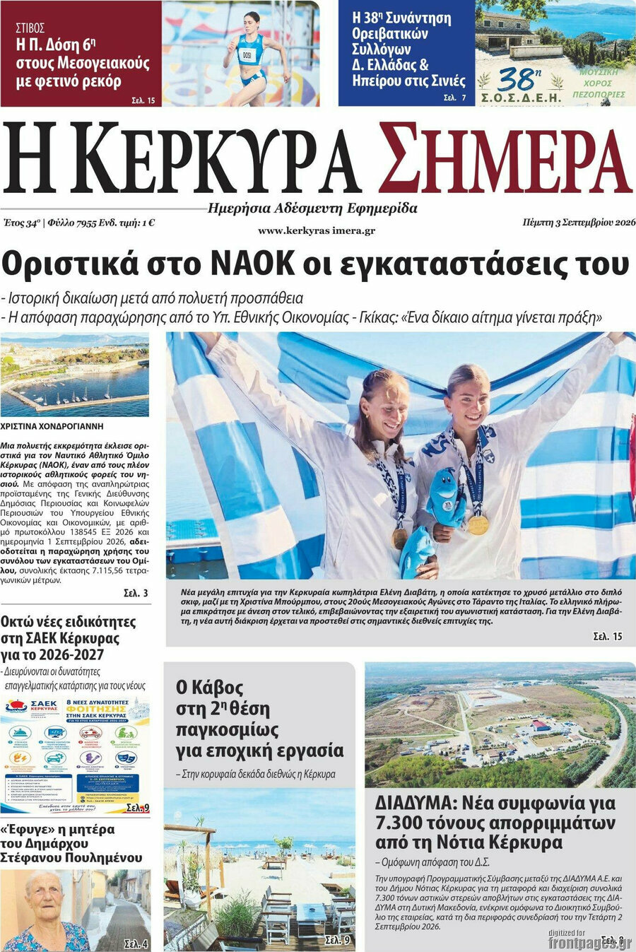 Η Κέρκυρα Σήμερα